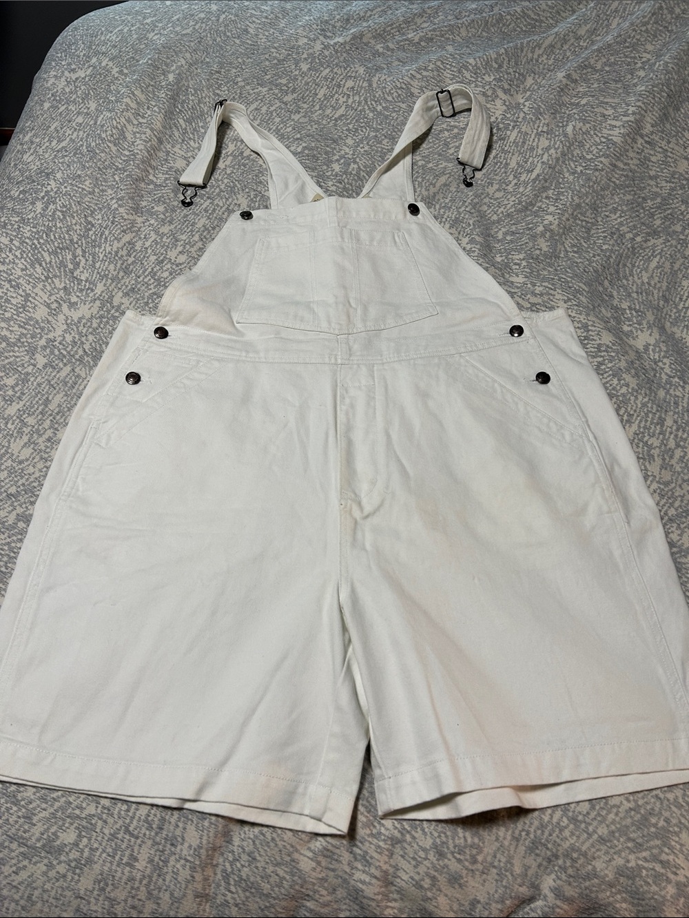 Short Denim Overalls